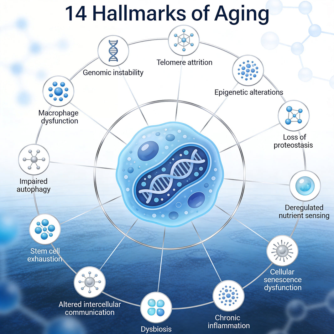 Hallmarks of Aging – dlaczego się starzejemy i co naprawdę dzieje się w naszych komórkach
