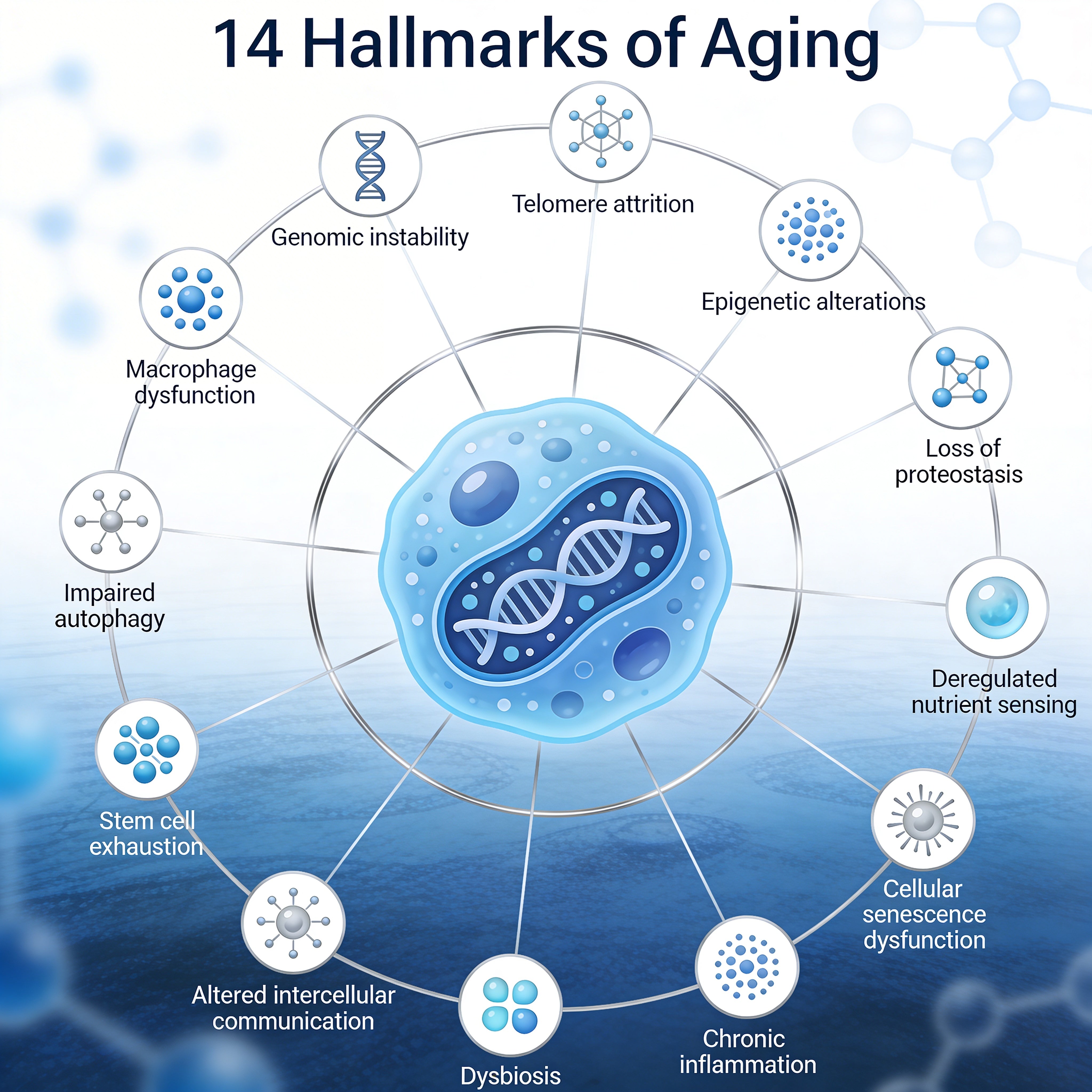 Hallmarks of Aging – dlaczego się starzejemy i co naprawdę dzieje się w naszych komórkach
